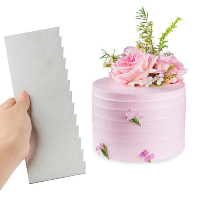 A Variety Of Stainless Steel Cream Scraper Cake Pattern Polygon