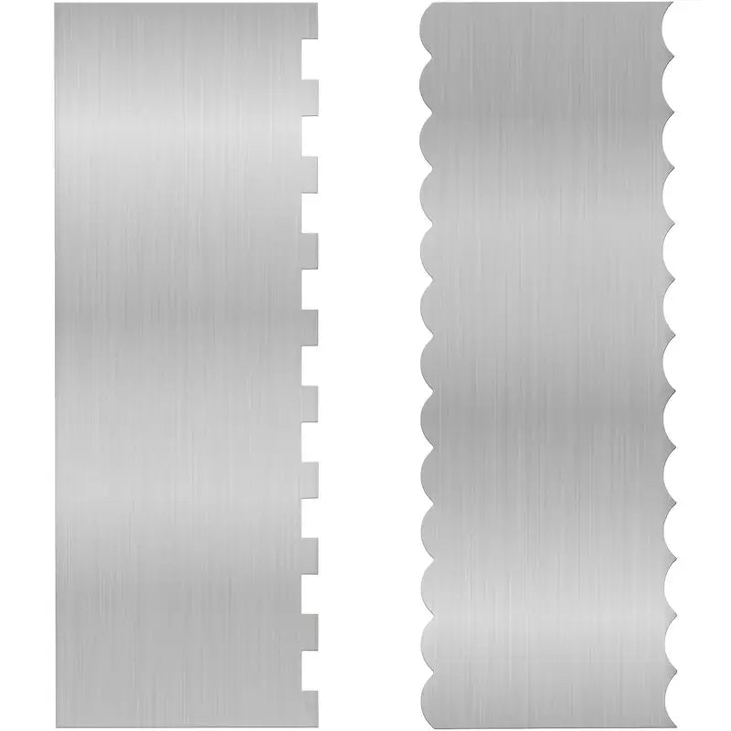 A Variety Of Stainless Steel Cream Scraper Cake Pattern Polygon
