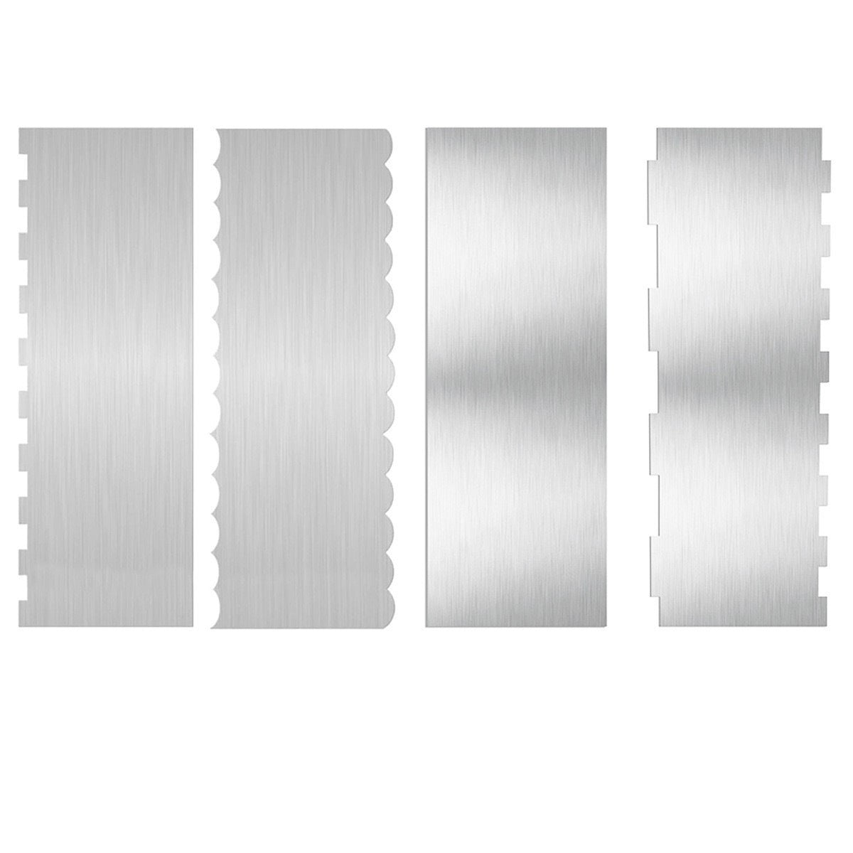 A Variety Of Stainless Steel Cream Scraper Cake Pattern Polygon