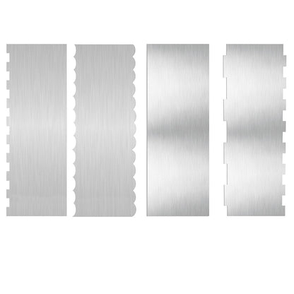 A Variety Of Stainless Steel Cream Scraper Cake Pattern Polygon